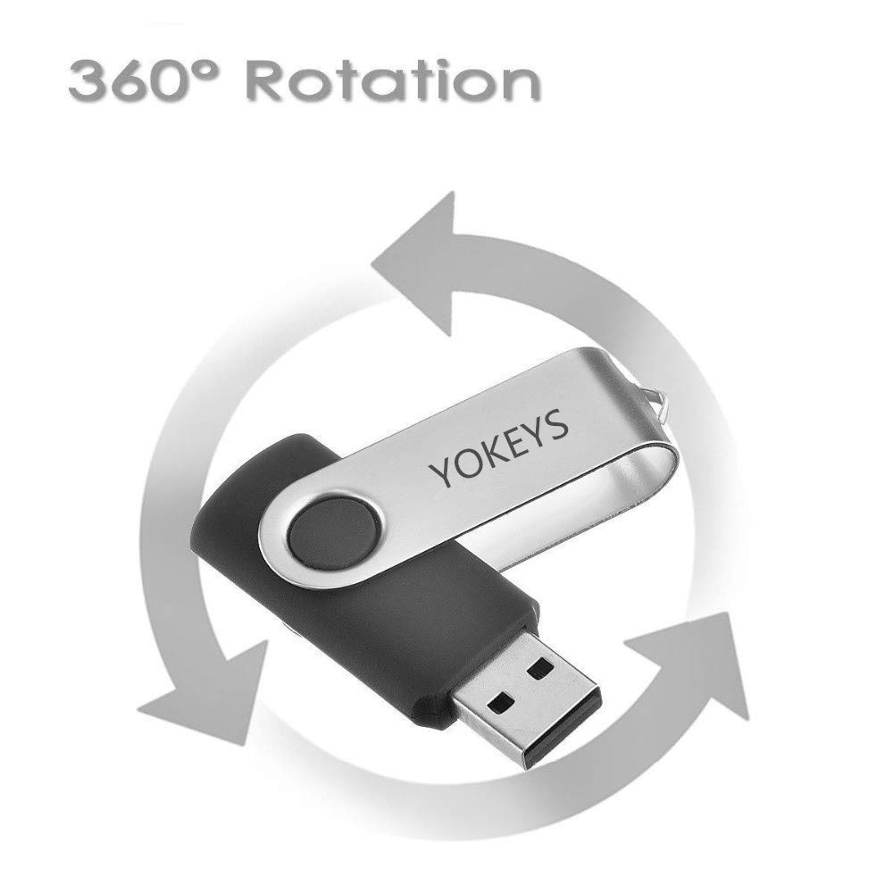 USB Flash Drive 2 Pack 32GB USB 2.0 Thumb Drives Jump Drive Fold Storage Memory Stick Pen, Flash Stick