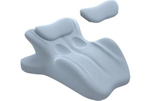 Couples Pillow for Intimacy - Memory Foam Pillow Cushion for Lumbar Support, Ergonomic Contoured Lounger Cushion for Reading 