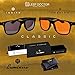 THE SLEEP DOCTOR MICHAEL BREUS PHD Luminere UV/Blue Light Blocking Glasses - Unisex 2 Pairs CLASSIC BLACK Blue Blockers