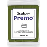 Polyform Premo Sculpey Polymer Clay 2 Ounces-Spanish Olive