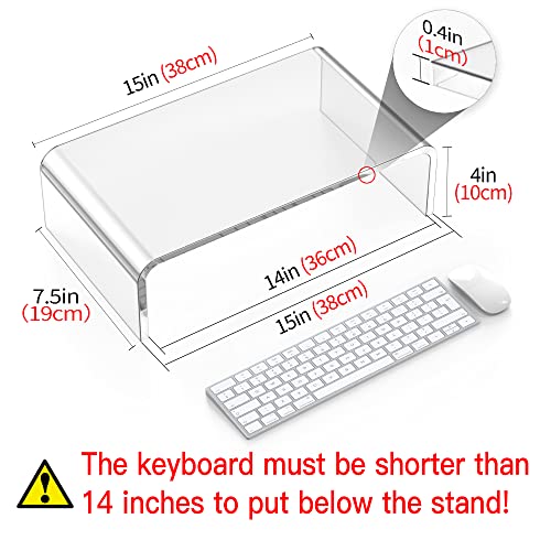Acrylic Monitor Stand Acrylic Laptop Stand Acrylic Riser Acrylic Tray