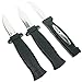 Cooplay 3PCS Retractable Fake Knife Toy Plastic Dagger Funny Trick Gadget Props Classic Gag Fun Prank Friend for Halloween Fool's Day Gift