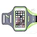 Triomph Armband for iPhone 8, 7, 6, 6S, Se, 5, 5C etc. with Screen Protector and Key Cards Money Holder for Running, Workouts, Jogging etc. - Green