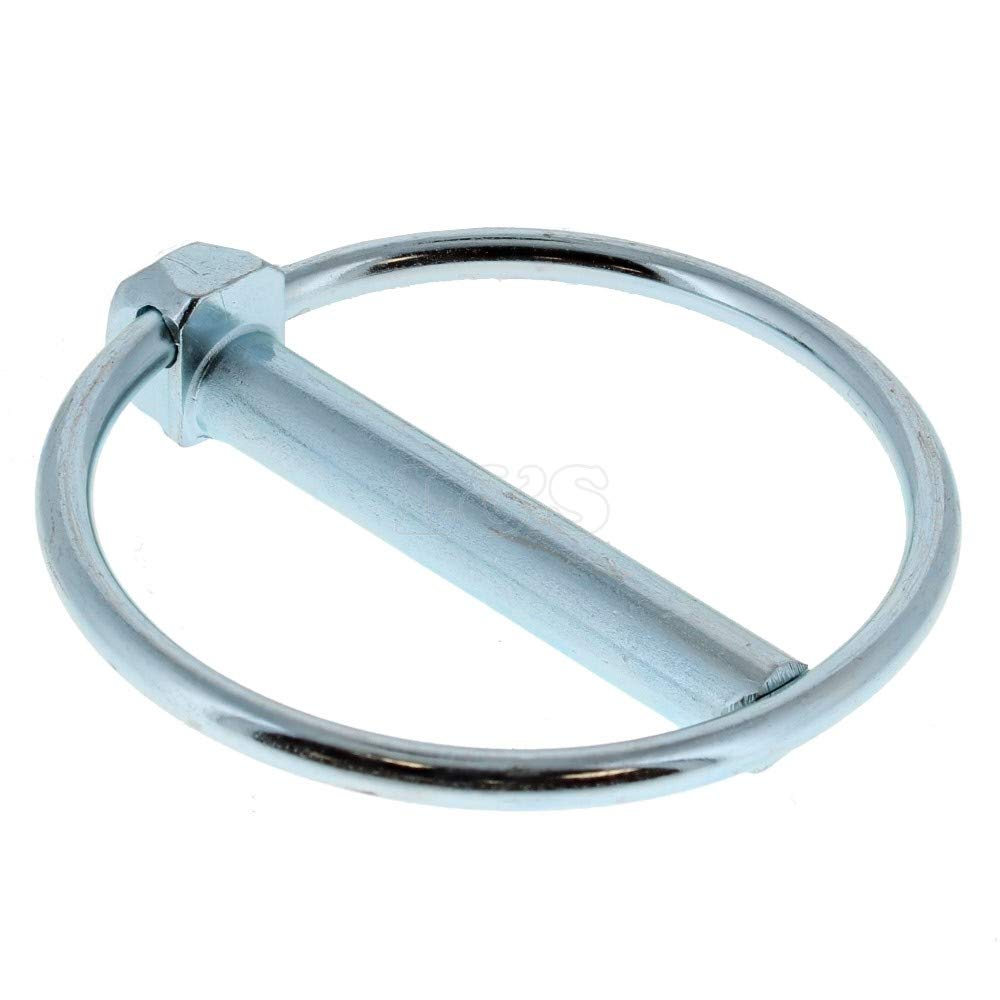Lynch Pin Pin 3/8" Lock Pin Ring o/d 65mm. Amazon.co.uk DIY & Tools