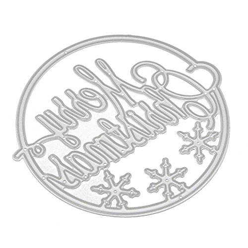 Embossing Dies, Christmas NXDA Metal Cutting Dies Stencil Template for DIY Scrapbook Album Paper Card Craft Decoration (K)