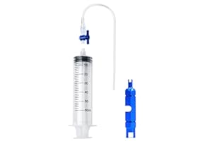 KIEVODE Tubeless Sealant Injector Kit for Stans No Tubes Tire Sealant Syringe with Presta Schrader Valve Core Removal Tool for Mountain Bicycle Road Bike MTB