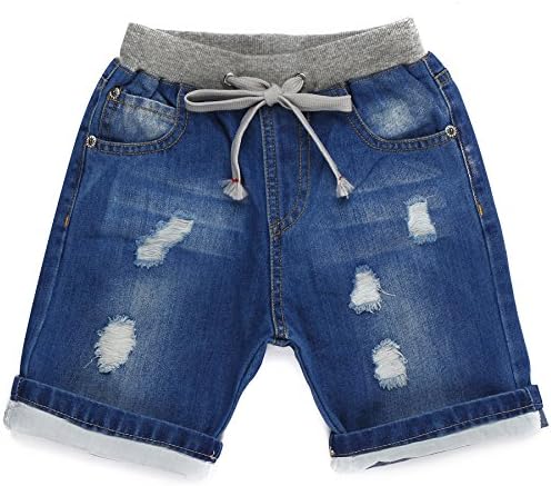 Grandwish Boys Denim Ripped Shorts 2-10 Years