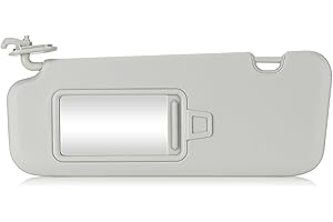 TadaMark Left Driver Side Grey Sun Visor for Hyundai Elantra 2016 2017 2018 2019 Sunvisor Replacement 85210-F0100TTX 85210F01
