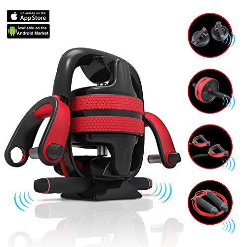 LC Prime Multi Home Gym, Move It Smart Personal Trainer, Smart Phone App Assistant Keep Track Exercises, Correct Exercise from, Peer Challenge ABS Rubber Black