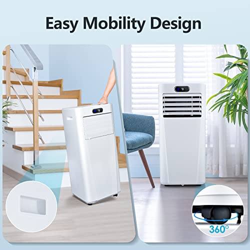 Portable Air Conditioner Rintuf 8000 BTU Portable AC, Cools Rooms up