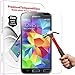 PThink® 2.5D Round Edge 0.3mm Ultra-Thin Tempered Glass Screen Protector for Samsung Galaxy S5 Mini with 9H Hardness/Perfect Anti-Scratch/Fingerprint Resistant (Samsung Galaxy S5 Mini)