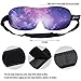 PrettyCare 3D Sleep Mask (New Design - Aurora Purple and Black) Eye Mask for Sleeping - Contoured Face Mask Silk - Blindfold with Ear Plugs,Travel Pouch - Best Night Eyeshade for Men Women Kids