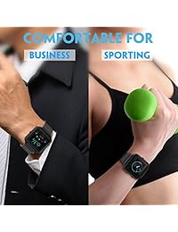 Fitbit Blaze Wearlizer Milanese Loop correa de reloj de repuesto, acero inoxidable, para Fitbit Blaze, s, S Negro
