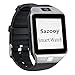 Sazooy DZ09 Bluetooth Smart Watch Touch Screen Smart Wrist Watch Phone Support SIM TF Card With Camera Pedometer Activity Tracker for Iphone IOS Samsung Android Smartphones (Silver)