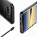 Samsung Galaxy Note 8 Case, EasyAcc Crystal Clear Slim Anti-Slip Anti-Scratch Cover Soft TPU Frame and Acrylic Hard Back Protective Shockproof Bumper Case for Galaxy Note 8 6.3'' - Black Frame