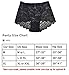 Eiggam Women’s Lace Panties, Sexy High Rise Boyshort Rose Embroidered Underwear Briefs for Women (X-Large, Multicolored,6 Pack)