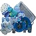 Art of Appreciation Gift Baskets Eli The Elephant Baby Gift Basket, Blue Boys