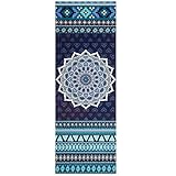 Chastep Premium Print Yoga Mat Reversible - Non Slip & Anti Tear Excercise Padding 1/4