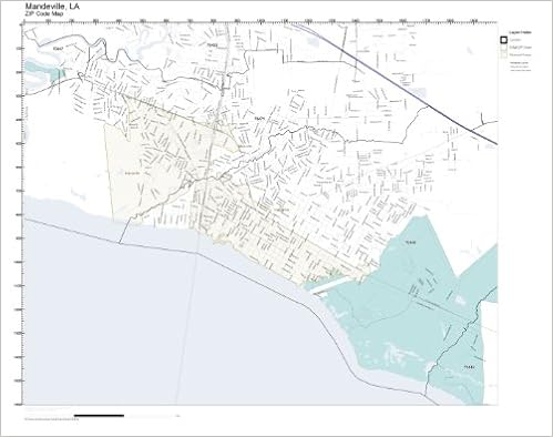 Mandeville Zip Code Map Zip Code Wall Map Of Mandeville, La Zip Code Map Laminated: Amazon.com:  Office Products