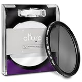 Altura Photo 58mm CPL Circular Polarizer Glass Filter, Slim Design w/ Rotating Mount
