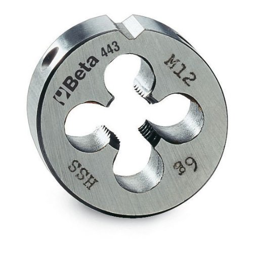 Beta 4430130 HSS Round Die, Fine Pitch, M20 x 1.50 x 45mm O/D