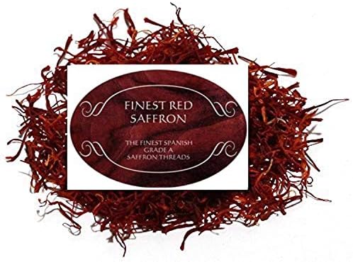 Saffron Threads Zaffron Azafran Finest Organic Threads Grade A (4gm .14oz)