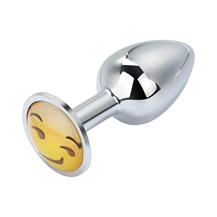 DOGZI Fetisch Masturbation Sex Spielzeug Metall Anal Butt Plug Analplug Hook Anal ButtPlug, Aluminiumlegierungs-Gesichts-Basi