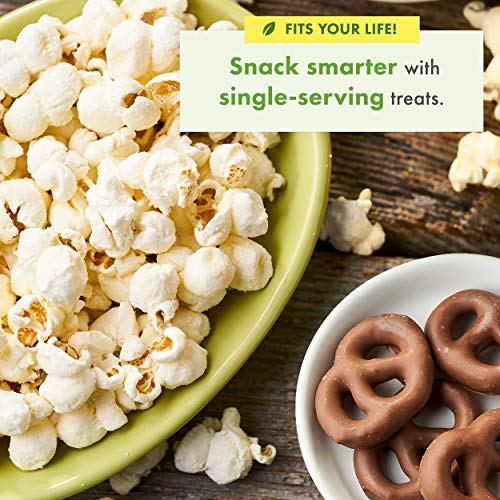 NutrisystemÂ® Movie Night Snack Pack, 10 ct, Chocolate Covered Pretzels and White Cheddar Popcorn