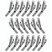 Super Z Outlet Stainless Steel Table Cloth Cover Clamps - Holder Clips Event Party Supplies (20 Pack) primary