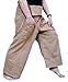 hugde Thai Fisherman Pants Yoga Trousers Free Size Plus Size Cotton Ivory Stripe
