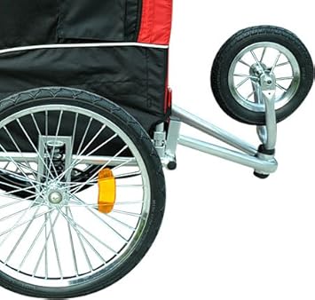aosom elite ii pet dog bike bicycle trailer