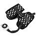 USA GEAR DualGRIP Professional Grip Camera Hand Strap with Neoprene Design and Metal Plate - Compatible with Canon, Fujifilm, Nikon, Sony, and More DSLR, Mirrorless, Point & Shoot Cameras (Polka Dot)