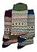 Men's Warm Colorful Winter Socks (5 Pairs) (Stripes), Men's U.S. Shoe Sizes 6-10