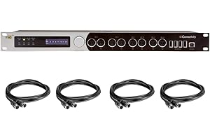 iConnectivity mioXL MIDI Interface with 4x MIDI Cable Male to Male Cable 10' Bundle