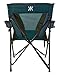 Kijaro XXL Dual Lock Portable Camping and Sports Chair, Diamond Ripstop Polyester, Cayman Blue Iguana
