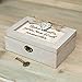 Cottage Garden She is Clothed with Strength Petite Locket Distressed Natural Music Box Plays Amazing Grace