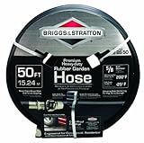 Briggs and Stratton 8BS50 50-Foot Premium Heavy-Duty Rubber Garden Hose