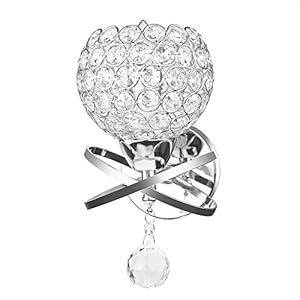 Vingtank Crystal wandlamp chroom afwerking moderne stijl slaapkamer gang woonkamer verlichting armatuur voor doe-het…