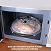 Magnetic Microwave Splatter Cover,Horsky Microwave Plate Guard Lid With Steam Vent 11.8 Inch