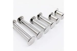 5 / 10Pcs M5X6-60Mm 304 Stainless Steel Leather Bag Belt Photo Scrapbook Album Book Post Binding Screw Chicago Screw Nail Riv