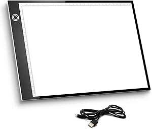 Merpin Mesa de Luz A4, Caja de Luz Portátil con USB, Control ...