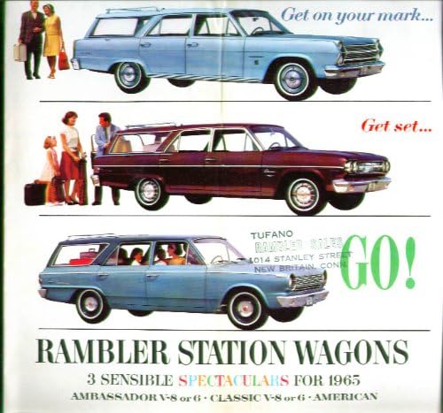 Amazon Com 1965 Amc Rambler Station Wagon Sales Folder