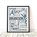 Karate Typography Personalized Print - PrintChicks Taekwondo Wall Art Decor Poster