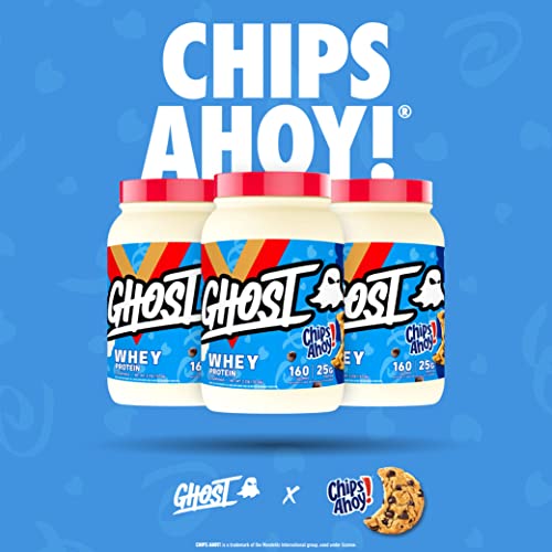 GHOST WHEY Protein Powder, Chips Ahoy! 2lb, 25g of Protein Whey
