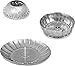 Vegetable Steamer Basket - 100 Percent Premium Stainless Steel - 7 inch to 11 inch - Folding Collapsible - Rust-Free - Easily Adjustable To Different Pots & Pans - by Utopia Kitchen