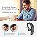 Mpow Bluetooth Headset, Wireless Headset with Function Microphone-Mute, 6-Hrs Playing Time Cell Phone Bluetooth Earphone, Car Bluetooth Headset for iPhone Samsung Android - Black