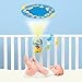 Happkid Baby Crib Soother Baby Soother for Sleep, Air Balloon Light Soothe with Colored Projector and Melodies