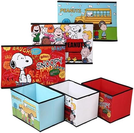 Amazon スヌーピーお片付けボックス3個セット 収納箱 収納ボックス おしゃれ 引き出し 布製品 収納box 折りたたみ 折り畳み 収納ケース 子供用品 キッズ用品 女の子 可愛い かわいい 本 Cd おもちゃ カラーボックス 洋服 衣替え インテリア Snoopy 収納ケース