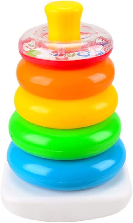 Amazon Co Jp おもちゃ スタッキンググッズ スタッキングゲーム カラフル リングがさね 赤ちゃん 知育玩具 虹色 知育おもちゃ 積み上げ 幼児用おもちゃ 子どもおもちゃ スタック リング おもちゃ