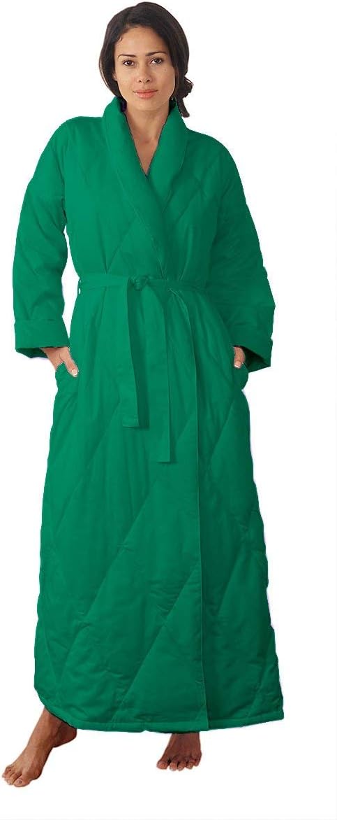 Warm Things Quilted Down Robe